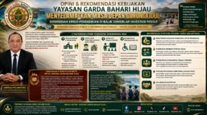 OPINI & REKOMENDASI KEBIJAKAN YAYASAN GARDA BAHARI HIJAU
